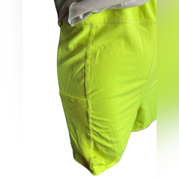 EVCR Athletic Dress Sleeveless Racerback Built in Shorts sz M jade snake green - Picture 5 of 12